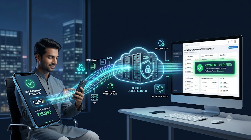 How Webhooks Help Automate UPI Payment Verification