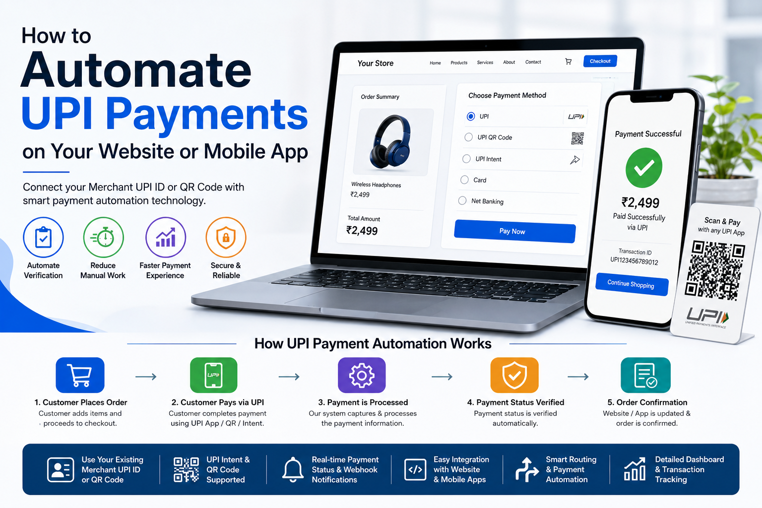 How to Automate UPI Payments on Your Website or Mobile App